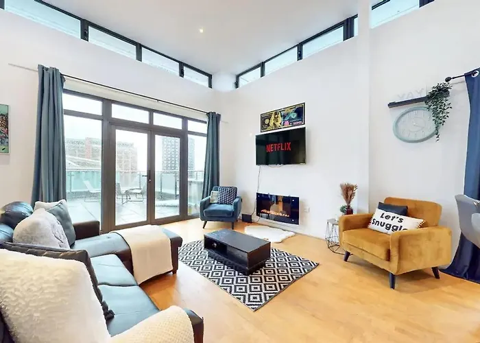 Central Cardiff Lux Penthouse W/Roof Terrace
